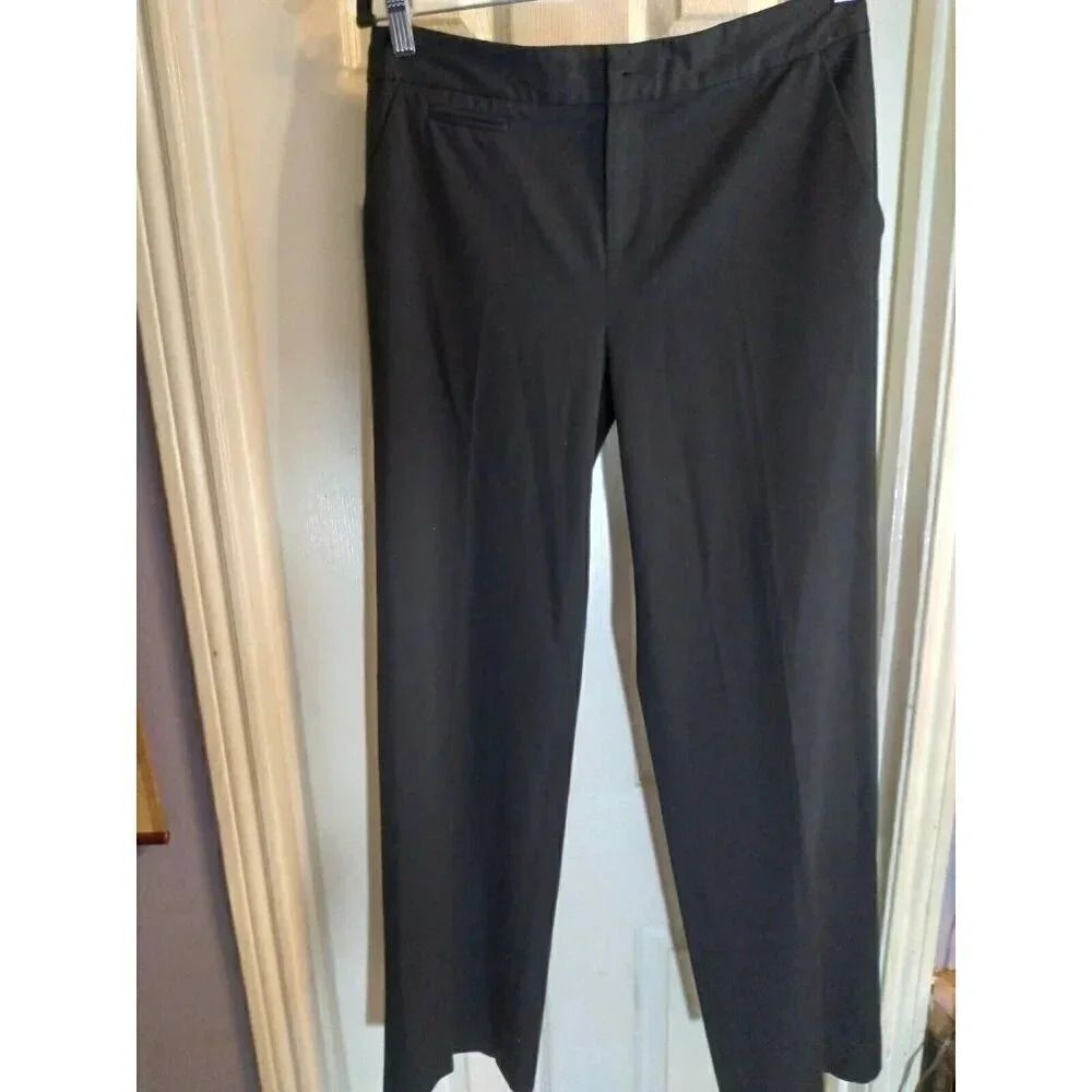 Ralph Lauren Dress Pants Black Waist 30 Inseam 30 Rise 11 Missing Button Sz 4